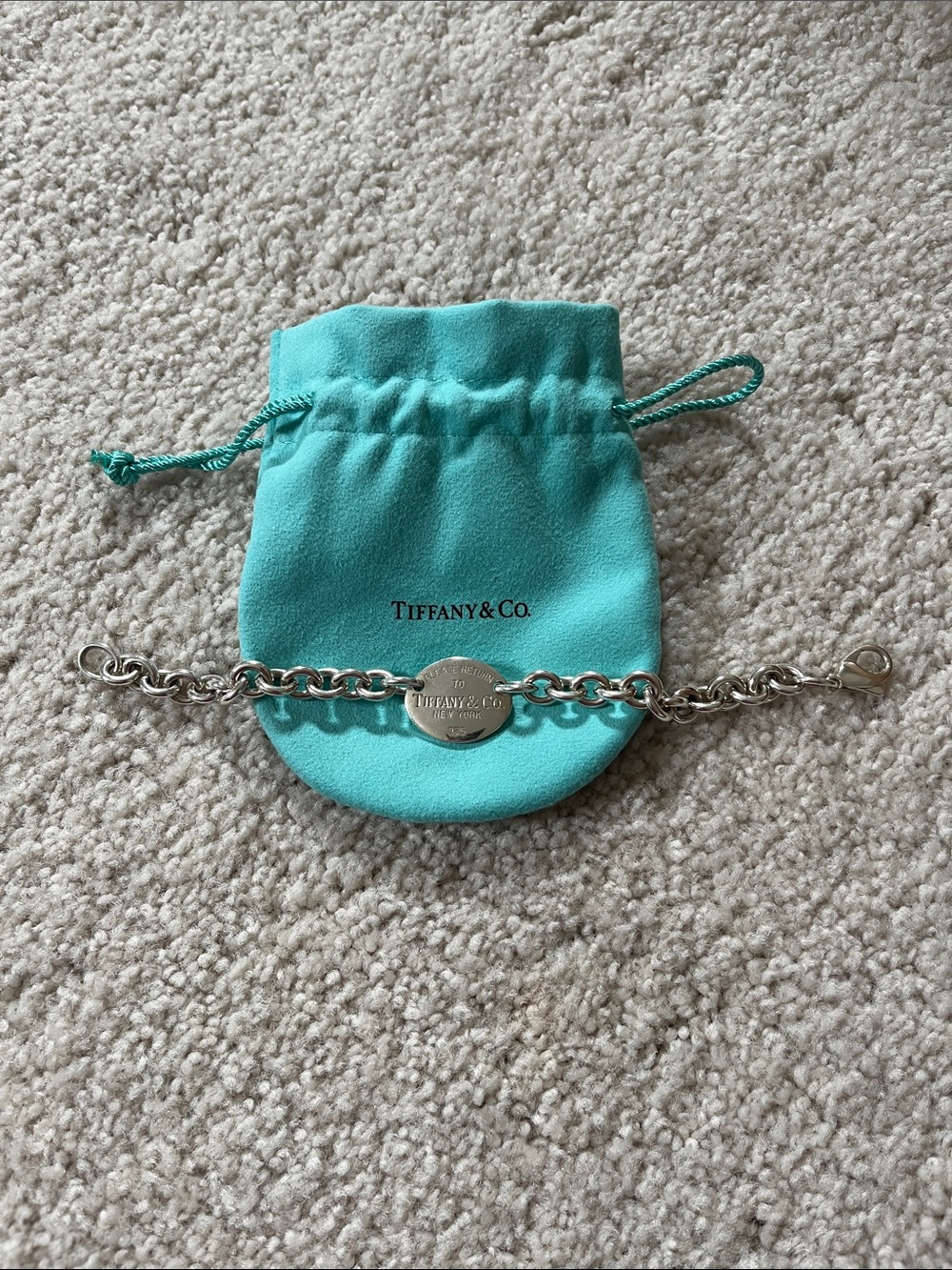 Tiffany & Co. ‘Return to Tiffany’s’ Logo Oval Tag Bracelet